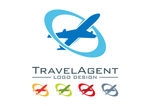 飞机旅行社 LOGO设计