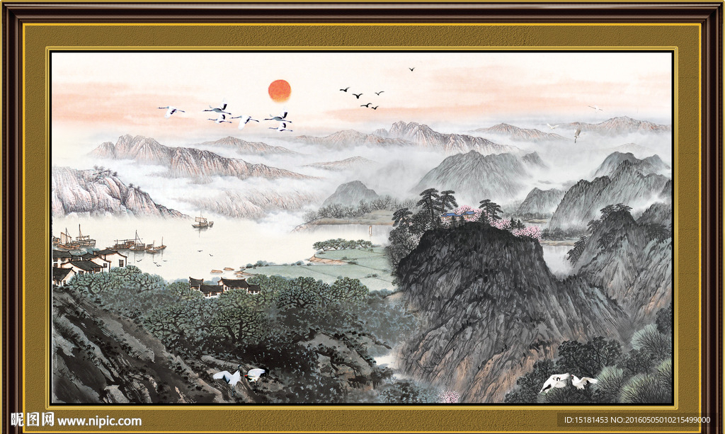 国画山水