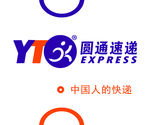 圆通速递形象墙