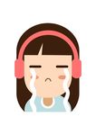 卡通萌女孩