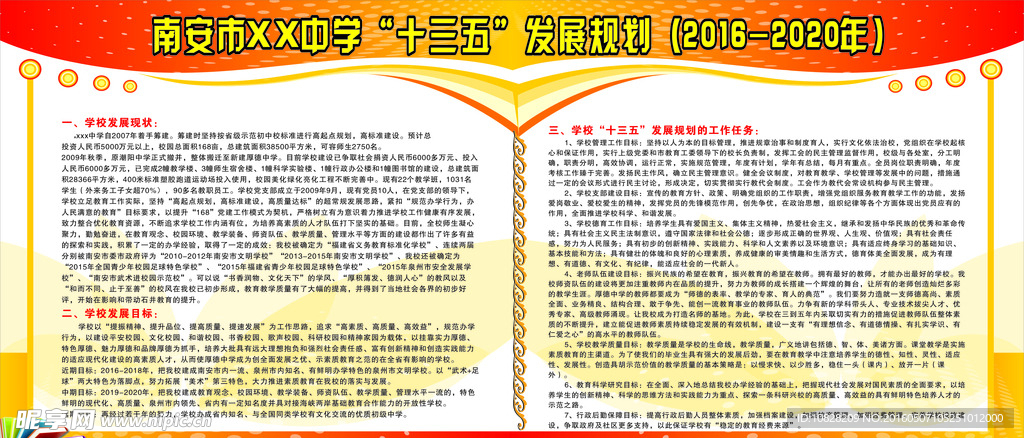 中学发展规划