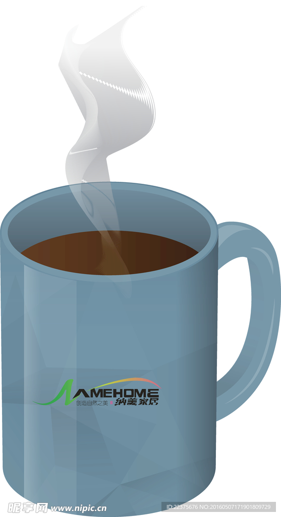 ai格式 蓝色 形象