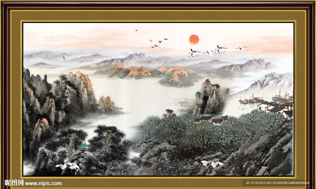 国画水墨