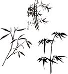 矢量竹子 素材