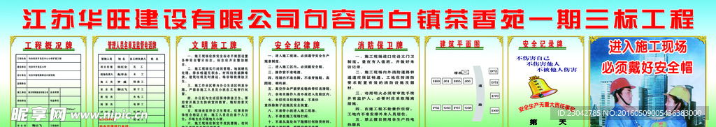 工地七牌一图