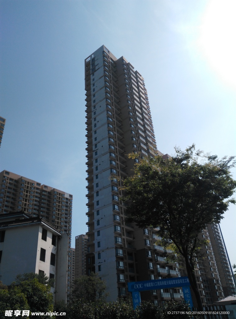小区建筑风景