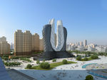 大型公建白天建筑效果图