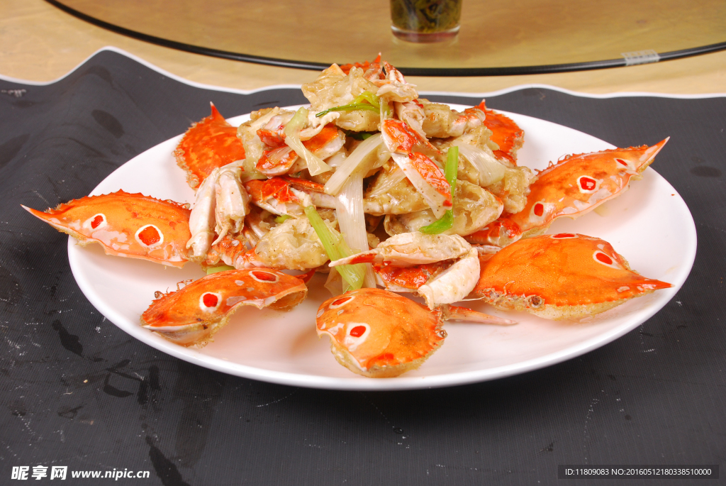 葱姜炒螃蟹