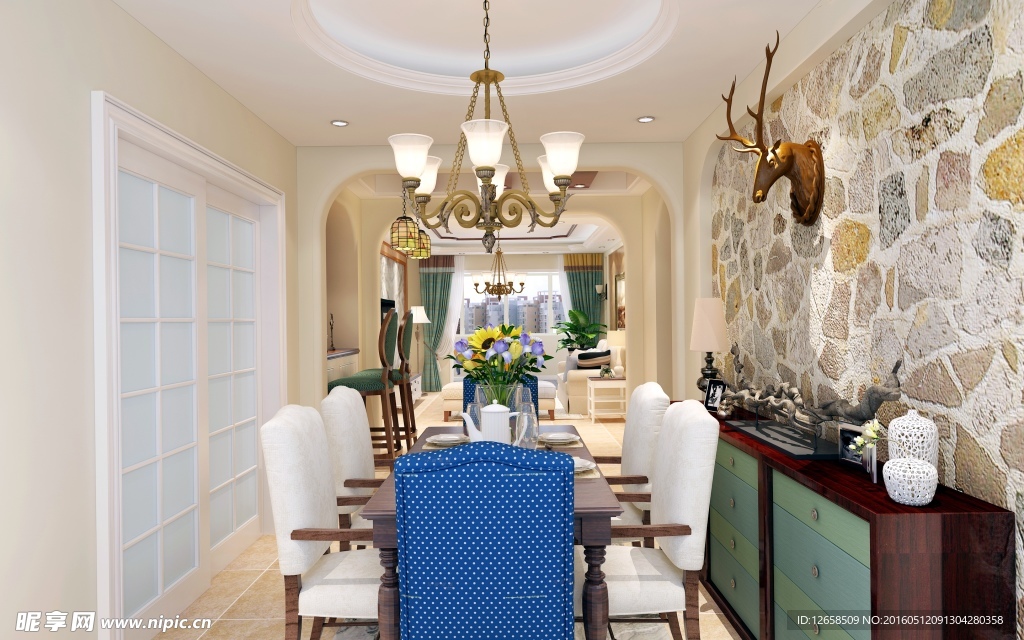 餐厅过道装修效果图