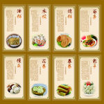 饮食文化展板