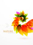 梦幻唯美花瓣背景底纹