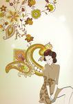 古典美女插画