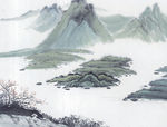 青色山水