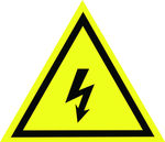 小心有电 危险 警示牌