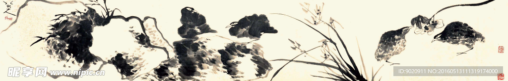 八大山人 花鸟