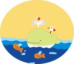 卡通海豚