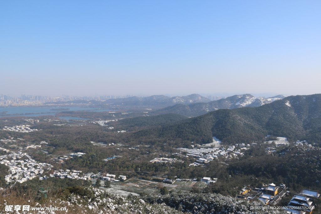 西湖群山