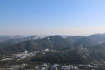 山峰山脉与雪