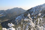 山峰白雪
