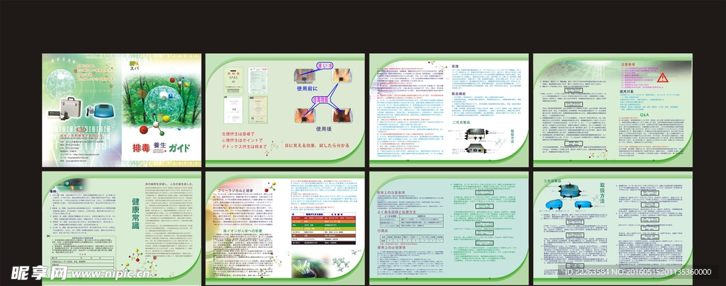 斯帕排毒养生手册 画册(日文)