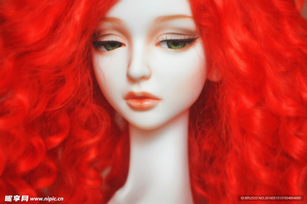 红发 3D 少女
