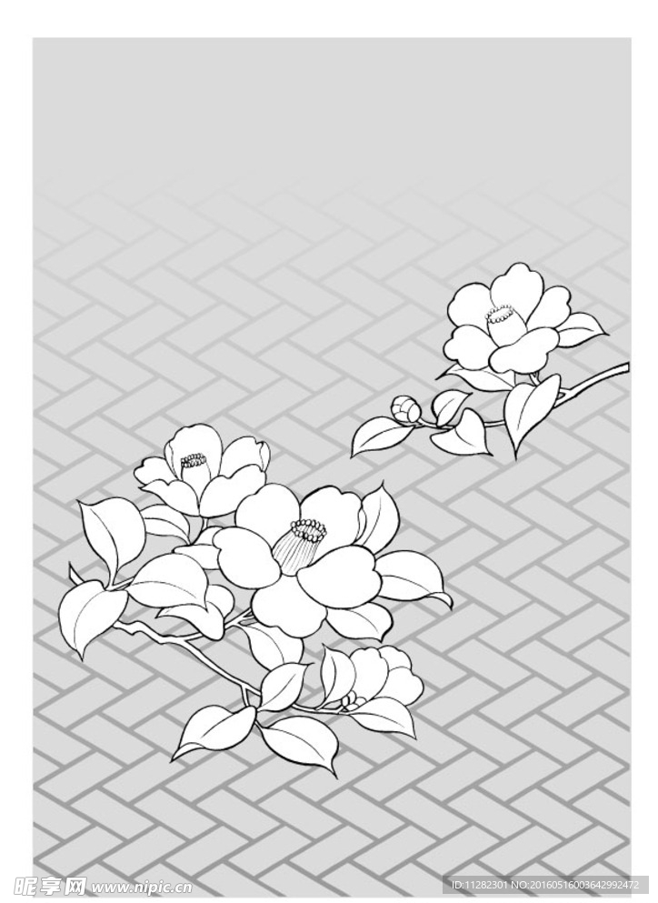 矢量花