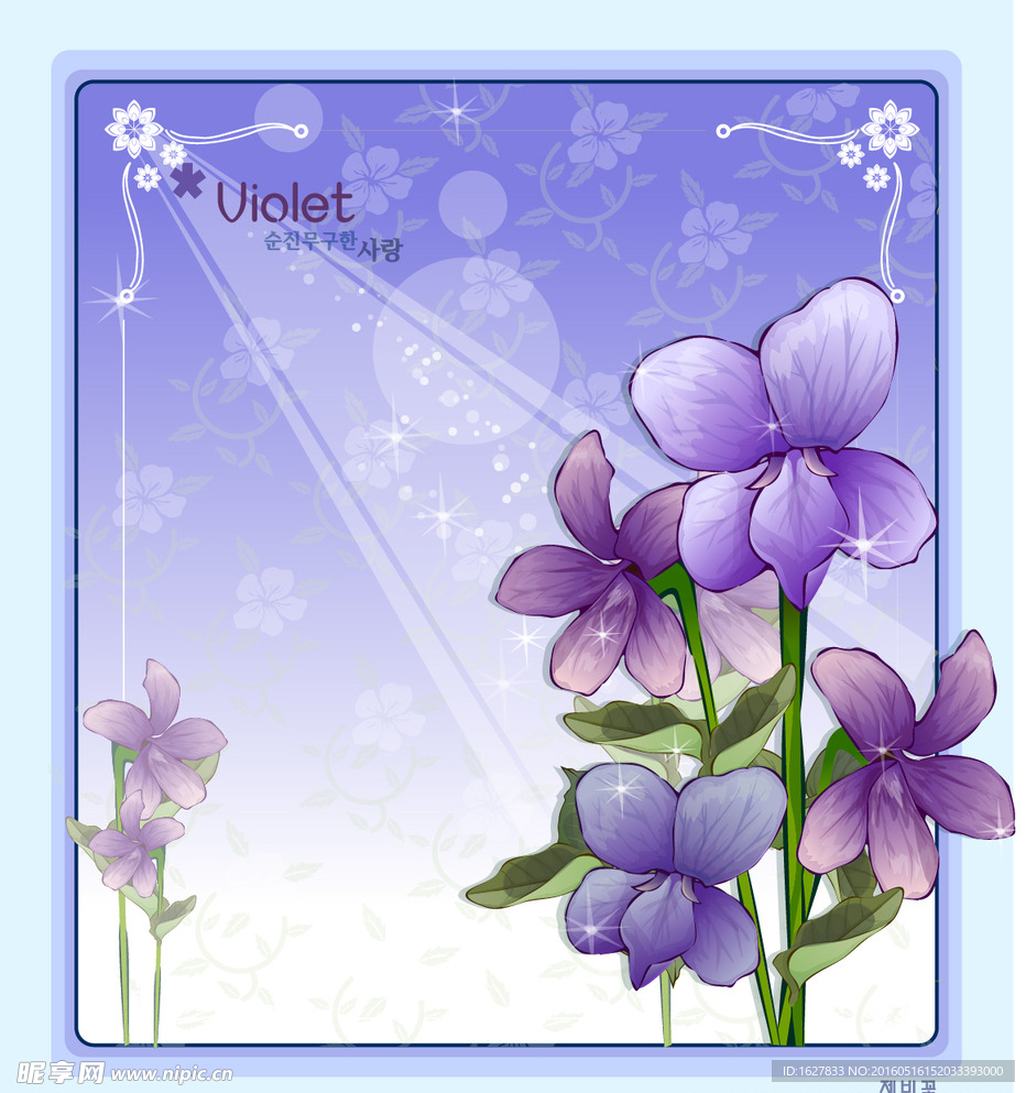 精美花纹底纹