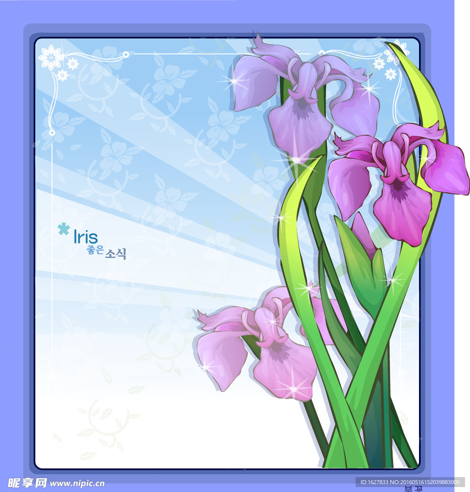 精美花纹底纹