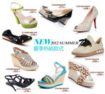 淘宝天猫女式凉鞋海报图片