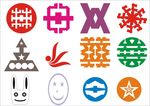 各种矢量时尚图案做图标