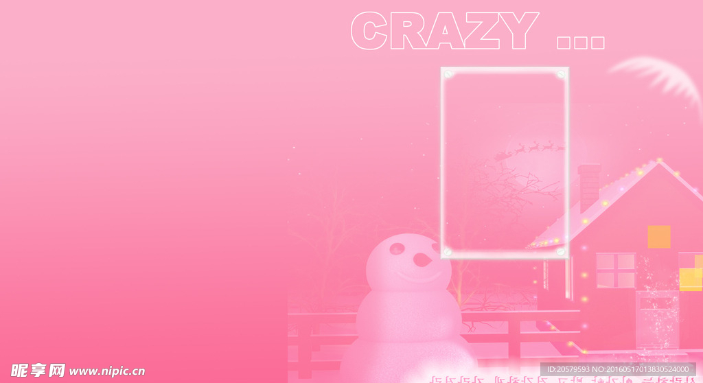 Crazy宝宝照相册设计模板