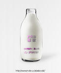 牛奶玻璃瓶效果图智能图层可替换