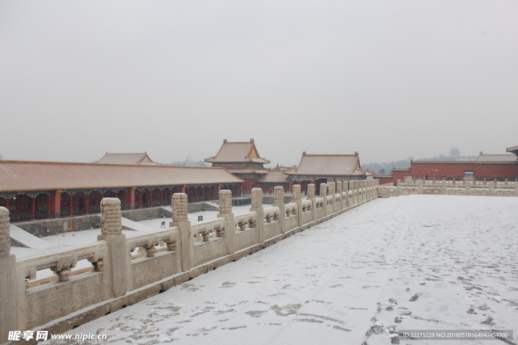 雪后紫禁城