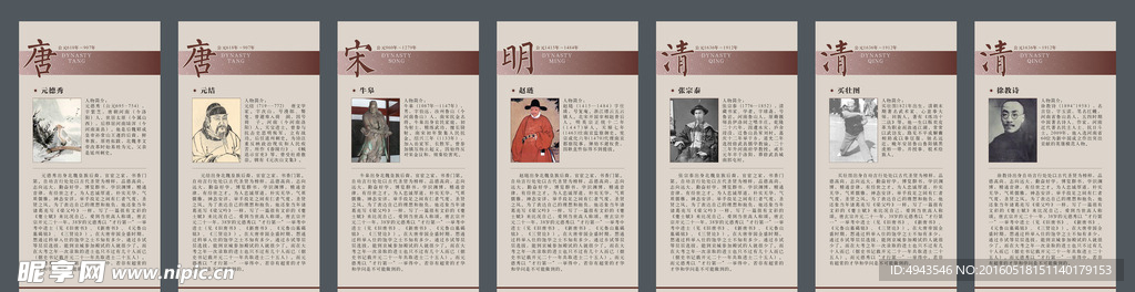 展厅展板贴图