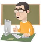 销售人员矢量图