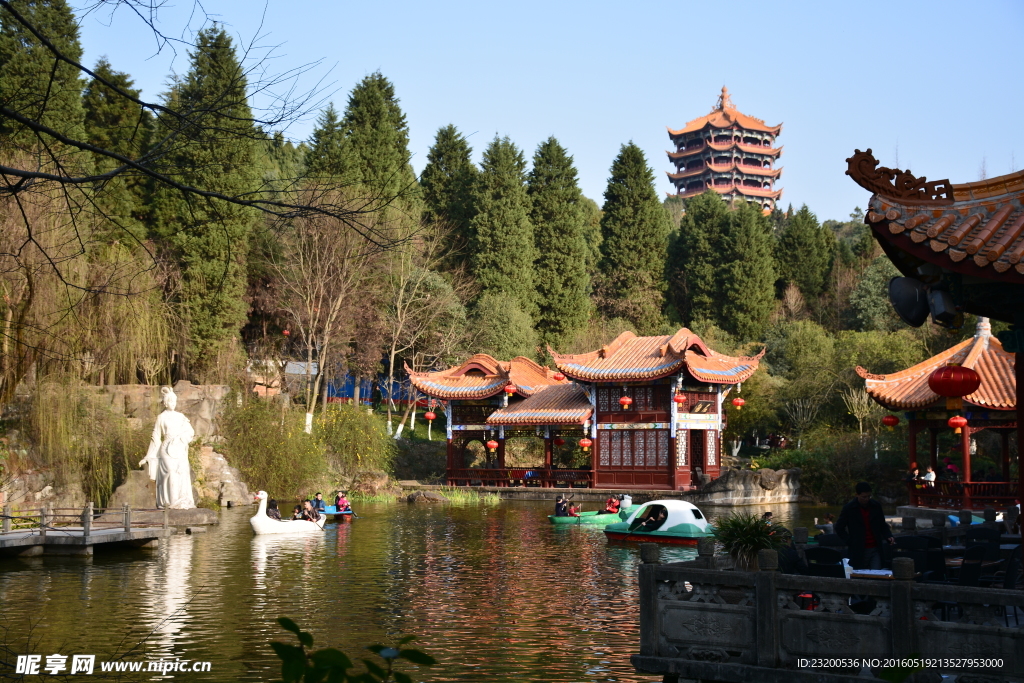 富乐山公园玉女湖