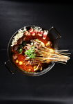 招牌少爹牛肉串锅