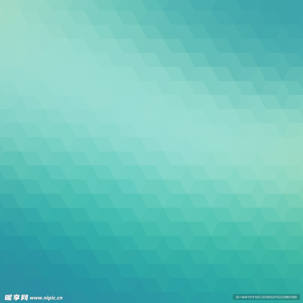绿松石色调抽象的几何背景