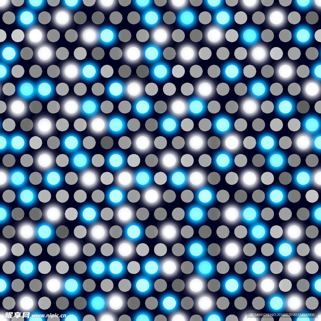 黑色和蓝色的圆点图案