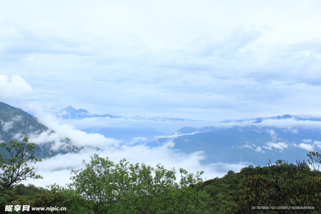 九顶山风光