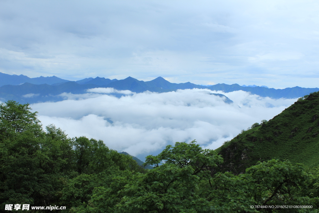 九顶山风光