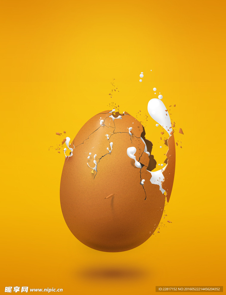 鸡蛋破碎阴影背景朝气蛋清egg