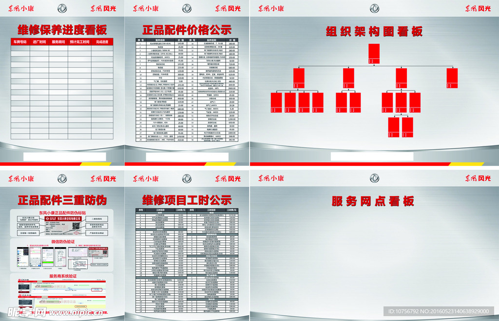 东风小康售后看板