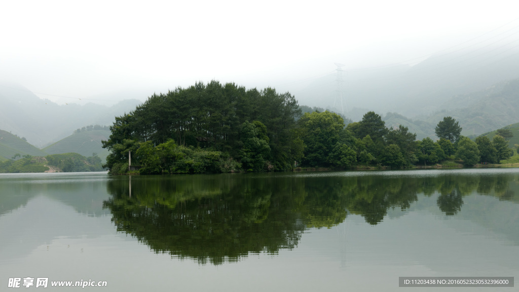 武义石鹅湖山水