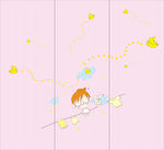 卡通小女孩