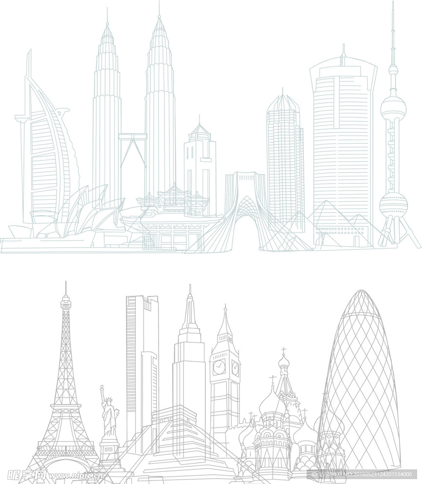 建筑矢量图