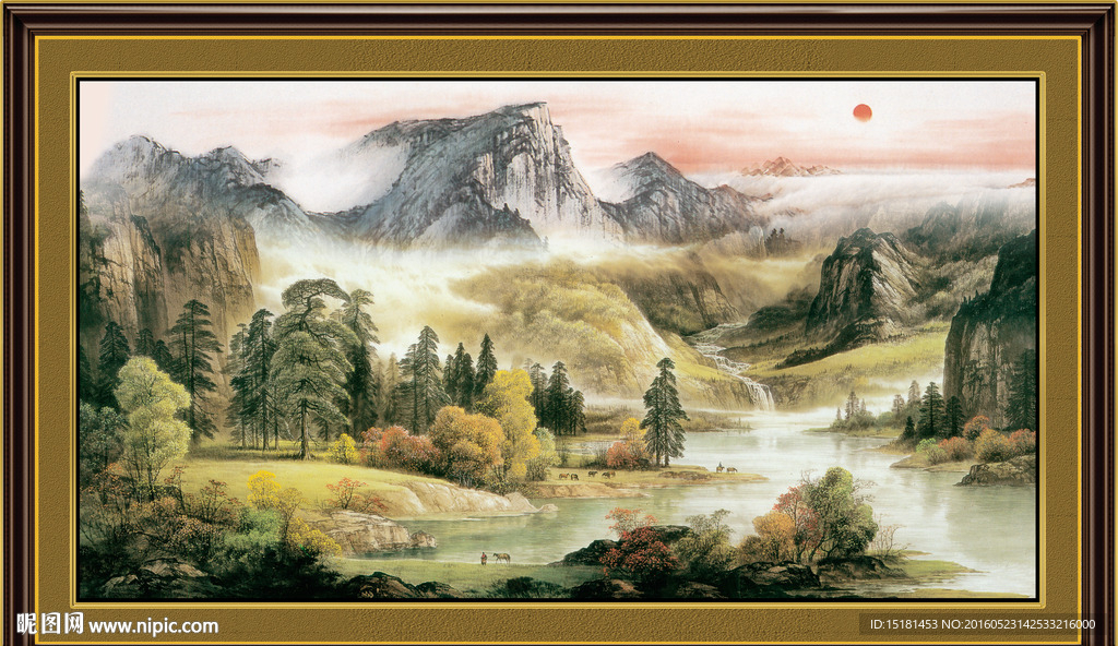 国画山水