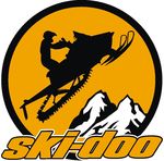BRP雪地摩托剪影logo