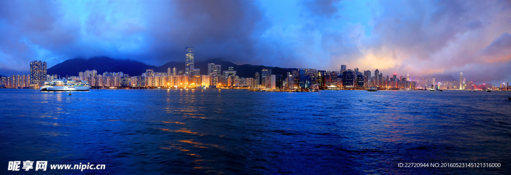 维多利亚港夜景