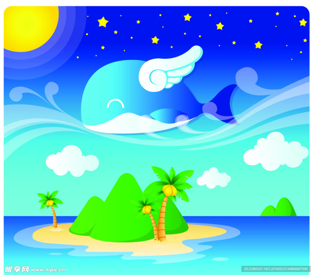 夏天背景